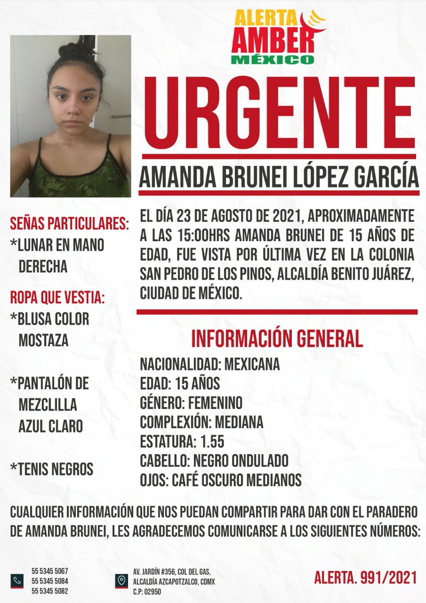 RickAMG's tweet image. #amandabrunei No hay palabras para expresar la pesadilla que esta viviendo su familia. 
Pero mientras no aparezca hay que hacer hasta lo imposible.
#HastaEncontrarteAmandaBrunei
#AmandaBrunei 
#HastaEncontrarte
#alertaamberamanda
#BenitoJuárez
#Desaparecidas
#amandabrunei