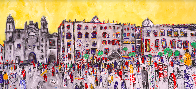 HaciendaCultura's tweet photo. ¿Reconoces este paisaje urbano de la #CDMX?
Es el #Zócalo y en esta obra lo plasmó el artista #PhilKelly, de quien en este mes conmemoramos su 11 aniversario luctuoso. Conoce más sobre él y esta pieza de nuestras colecciones, en la siguiente cápsula: https://t.co/QGv3xoj0V0 https://t.co/rOEXCn6C4Y
