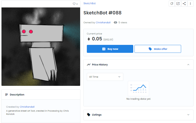 hightopdoteth's tweet photo. of the #sketchbots, support this incredible artist. Animals and Avatars and trades are fun, but collect stuff you love along the way and support the artists you appreciate. I love the bots. I love the @AllStarFreaks. Who do you support, and what do you love? Cheers! https://t.co/km7CmZuXg3