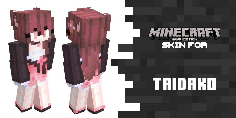 HoshinekoSanti's tweet photo. Minecraft skin gift for @Taidako!
Just a little gift for this friend with a super cute OC! I love Tai's OC so much weh...

My waitlist is still open with 4 slots left! DM me if you're interested in a slot! ^^ https://t.co/a8gcNztz7d