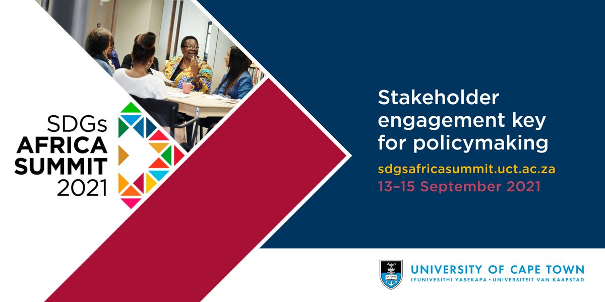 Policymaking is only as good as efforts made to engage with stakeholders. The upcoming International Summit on SDGs in Africa offers an opportunity to engage with key stakeholders on development initiatives in Africa. Register to be involved at: bit.ly/3BQemtN