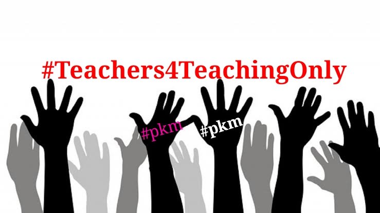 #Teachers4TeachingOnly

बच्चों को शिक्षा देने में है शिक्षक का मान,
उसे बीएलओ ड्यूटी में न उलझाओ श्रीमान ।

<a href="/ceoup/">CEO Uttar Pradesh</a>
<a href="/SpokespersonECI/">Spokesperson ECI</a>
<a href="/AllahabadC/">Allahabad High Court</a>
<a href="/EduMinOfIndia/">Ministry of Education</a>
<a href="/ChiefSecyUP/">S.P. Goyal, Chief Secretary, GoUP</a>
<a href="/basicshiksha_up/">Department Of Basic Education Uttar Pradesh</a>
<a href="/PRYkaMASTER/">प्राइमरी का मास्टर | PrimaryKaMaster</a>
<a href="/basicshiksha_up/">Department Of Basic Education Uttar Pradesh</a>
<a href="/NCPCR_/">NCPCR</a>