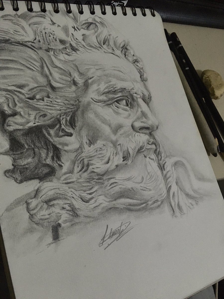 Neptune, dibujo a lápices