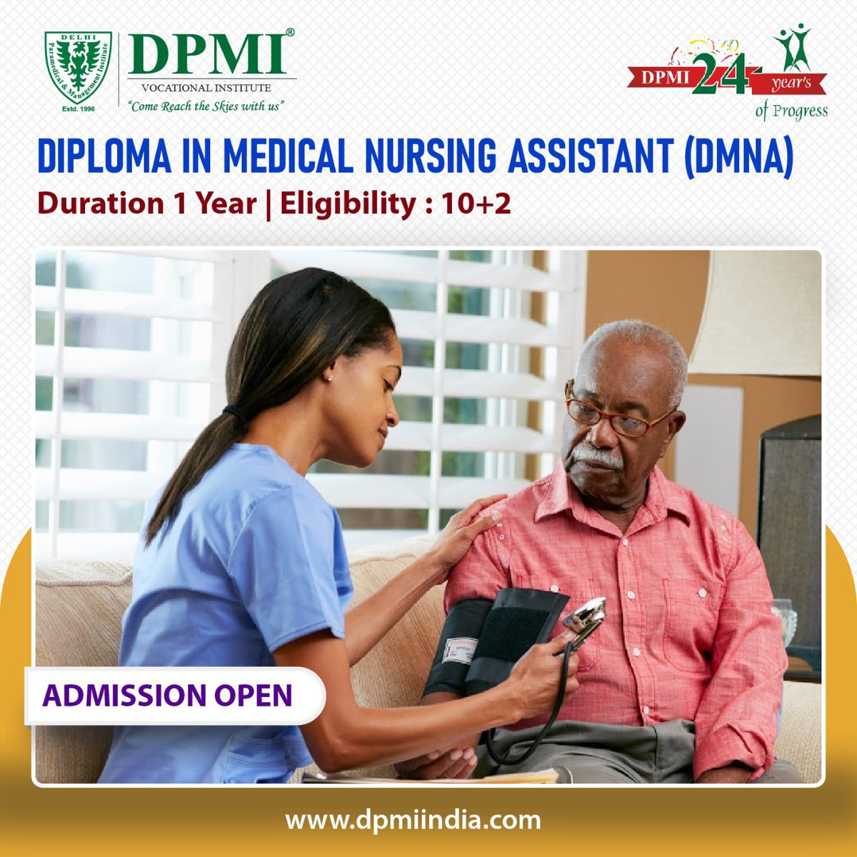dpmi_india's tweet photo. Apply for Diploma in General Duty Assistant (GDA) from DPMI.
Admission Open 2021-22,
Know More! Visit: https://t.co/zMN0NWVUnT
#DiplomainGeneralDutyAssistant #MedicalNursingAssistant #ParamedicalPrograms #GDA #MedicalLabTechnician #DMLT #ParamedicalCourses https://t.co/CxQ73PfTuu