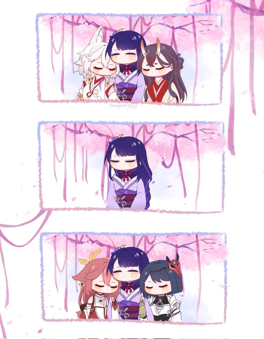 You won't be alone. 
#baal #yaemiko #kujousara #kitsunesaiguu #mikoshichiyo 
#sarayaebaal  🏹🌸⚡
#GenshinImpact 
#原神 