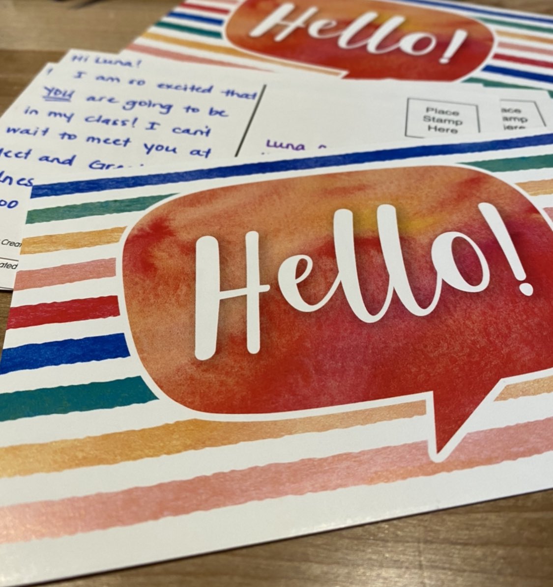 Sending these postcards to my students tomorrow! I’m so excited to meet all my kiddos! #SLPPantherProud