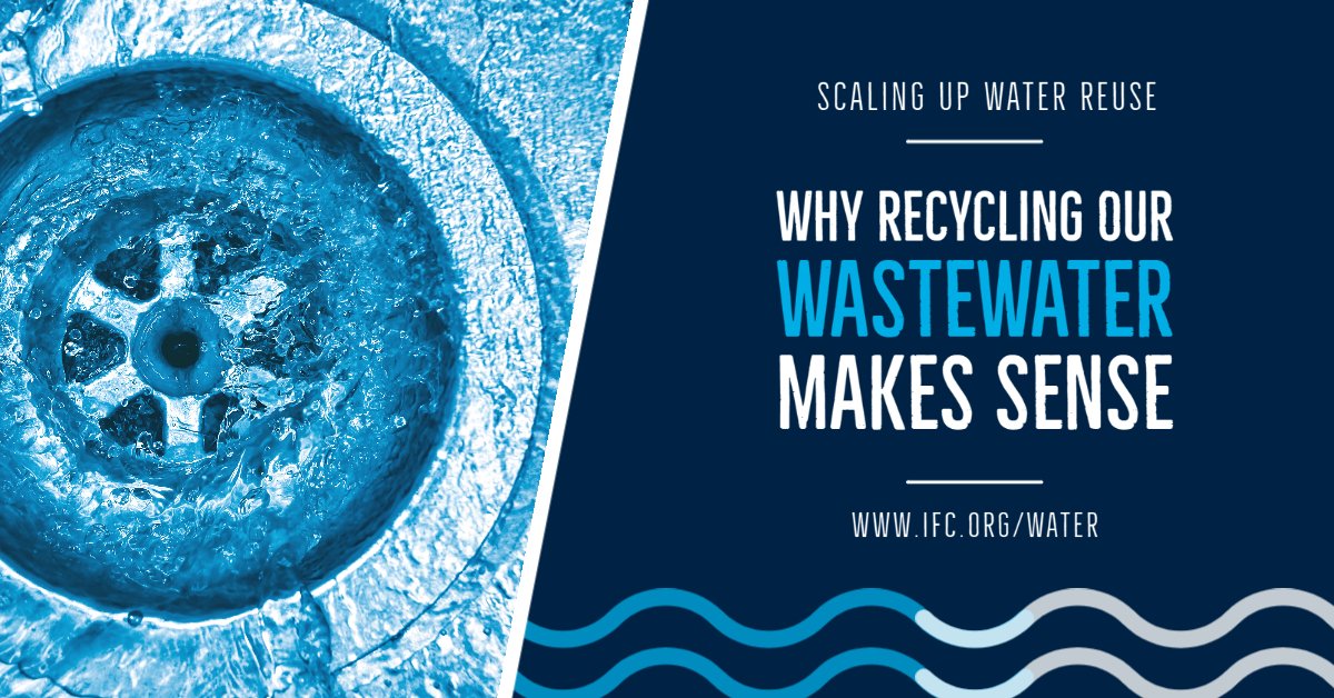 Connect4Climate's tweet photo. What is #WaterReuse? π§β»οΈ How can cities recycle #water to boost access and adapt to future climate challenges? π€
Read the #IFCSmartCities blog to find out more: https://t.co/yBHu5fURk7 #IFCcities
RT @WBG_Climate https://t.co/YjwWX3zI8G