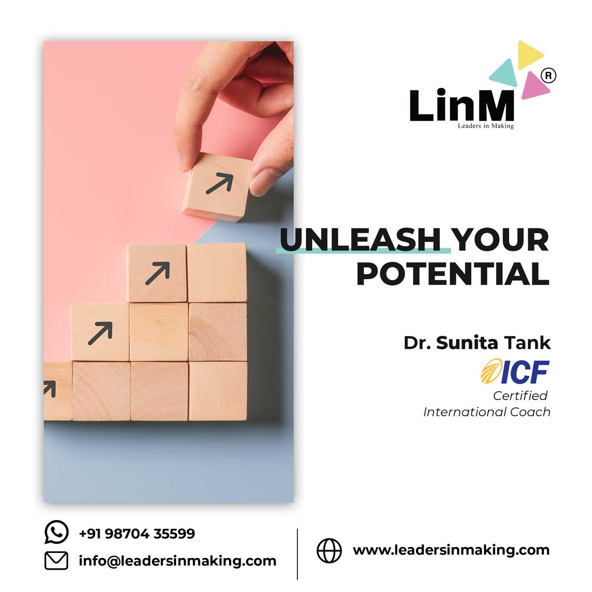LinM_official's tweet photo. Our coach Dr. Sunita Tank excels at identifying your strengths, and providing you with the necessary guidance needed to follow the right path. 

𝗪𝗵𝗮𝘁𝘀𝗔𝗽𝗽 - +91 98704 35599
𝗪𝗲𝗯𝘀𝗶𝘁𝗲 - https://t.co/aXBxNZt1Mv

#LeadersInMaking #Coaching #careercoaching #counselling https://t.co/rLqqwK6MAb