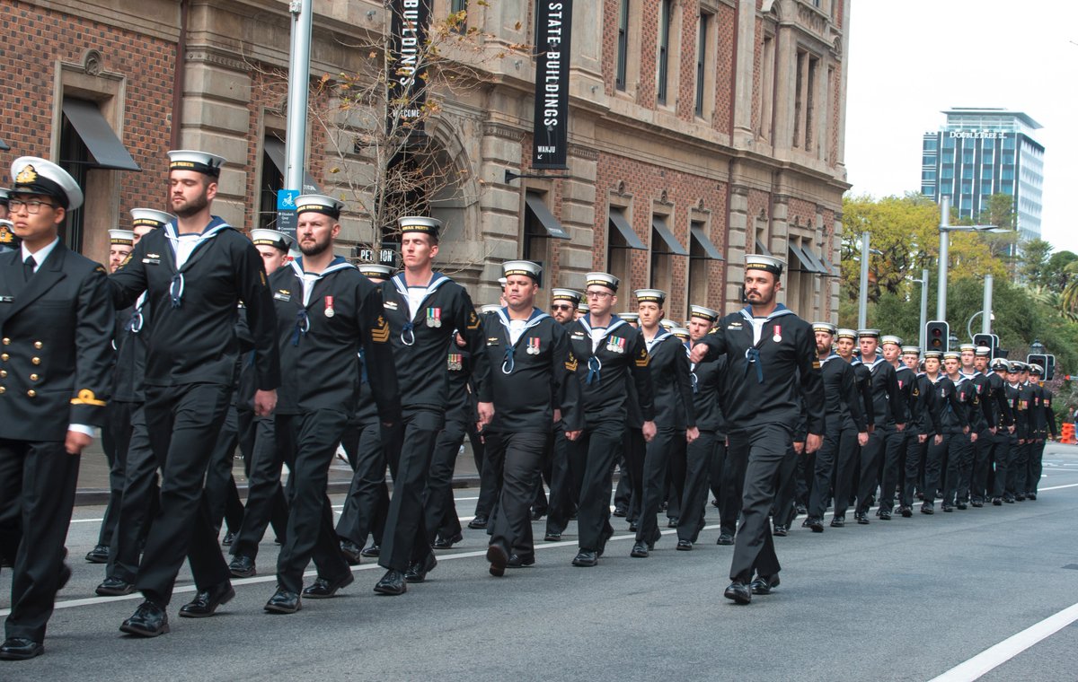 #HMASPerth Freedom of Entry parade into @CityofPerth 28/8/2021 (1)

@Australian_Navy