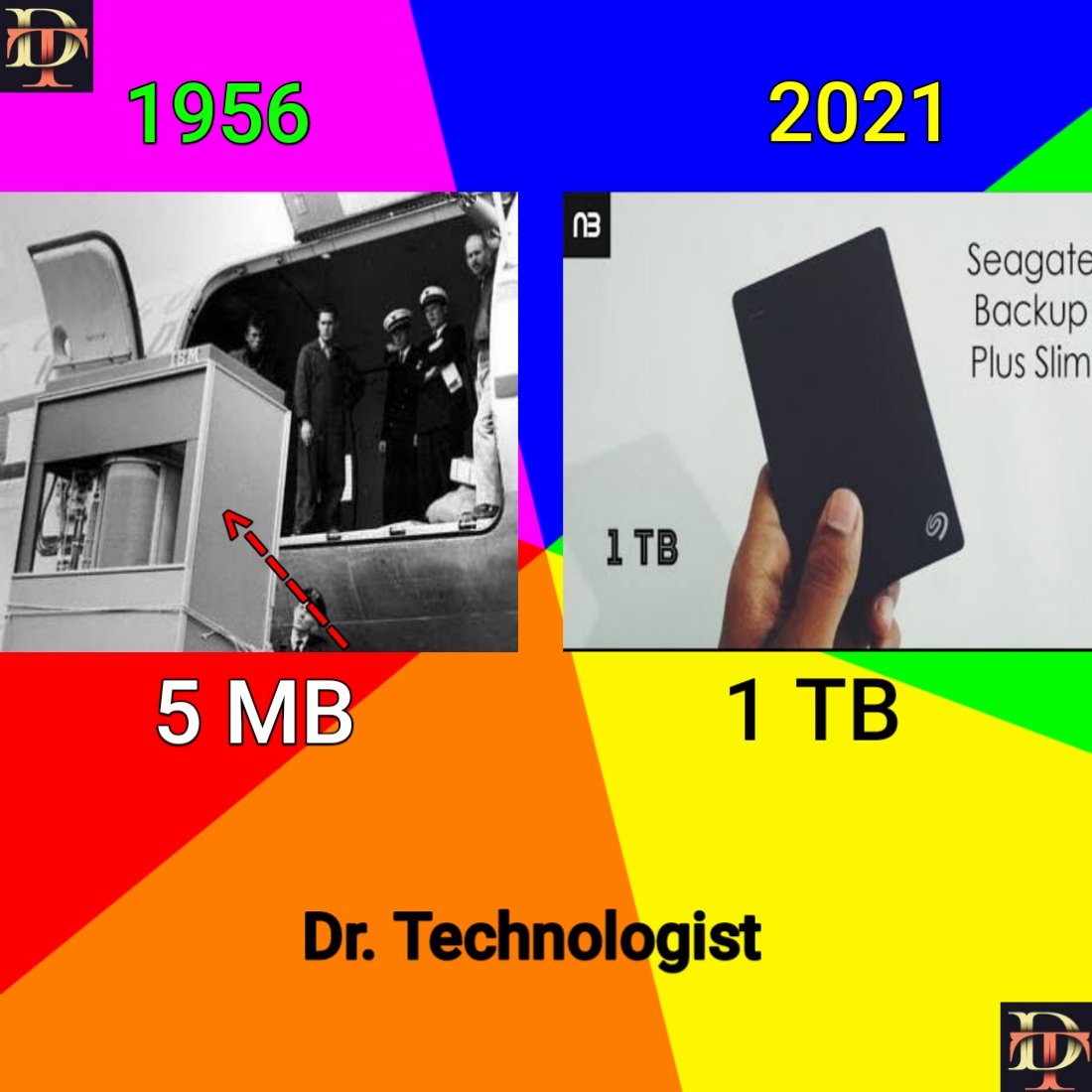 Dr_technologist's tweet photo. #old #new #storage #store #space #19s #20s #2021s #difference #size #technology #competition #explorenew #dt https://t.co/VNOqhPCdeC