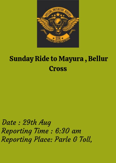 ⏰ Time to gear up n ride...  ⏰
#sundayrides #rideout #RideALong