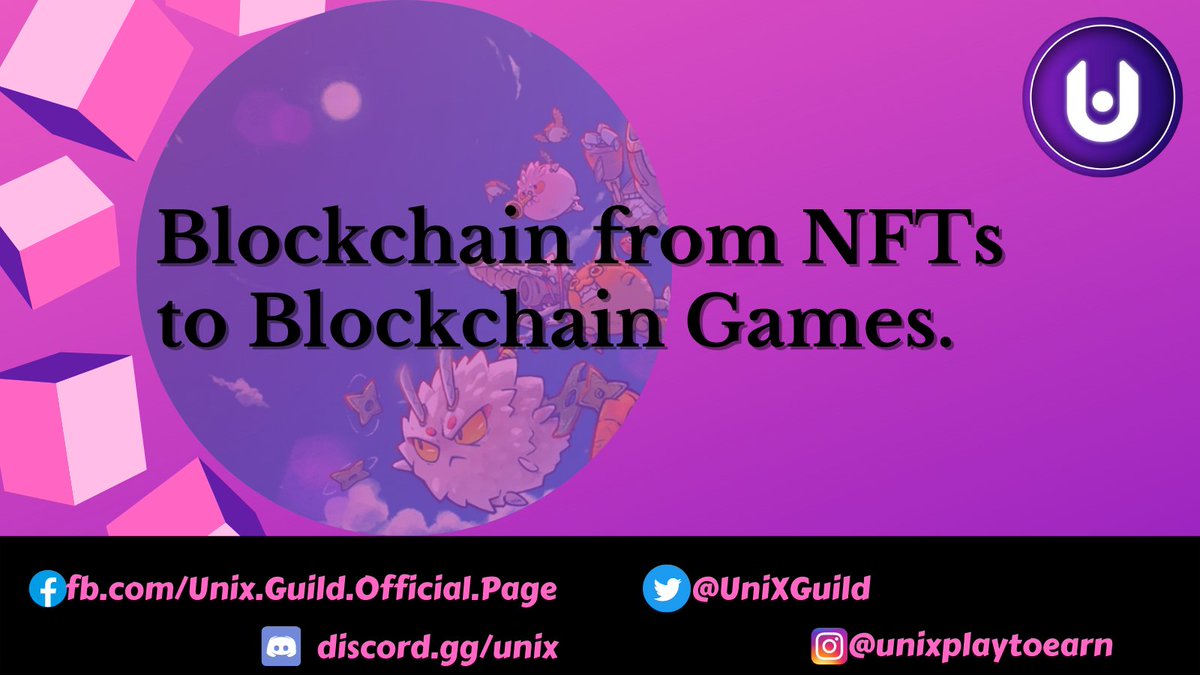 unixcorpgg's tweet photo. Blockchain has evolved into new forms from NFTs to blockchain games.

Most of us foresee this will revolutionize the gaming industry. Let's have a deeper understanding of blockchain games and see if they can live up to the hype.
https://t.co/qORGF6KBKZ https://t.co/A5FpFweIWM
