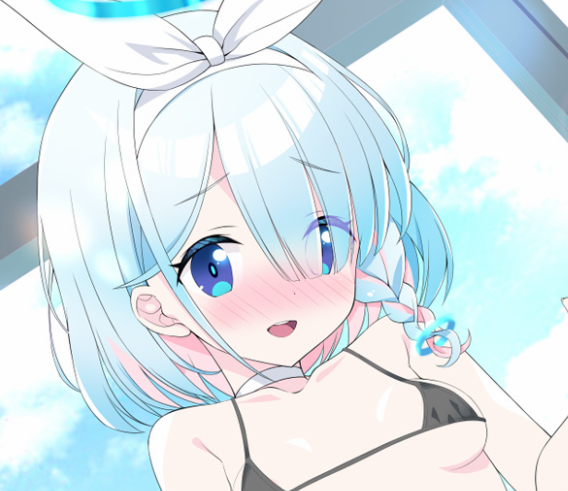 アロナ(ブルアカ) 「メンテおつエロナ 」|さそりがため🫒たいやきあんこのイラスト