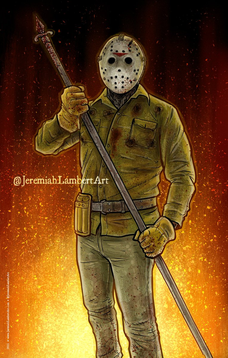 Jason Part 6 piece just finished in time for #MidwestMonsterFest #Fridaythe13th #fridaythe13thpart6 #jasonlives #cjgraham #jason #jasonvorhees