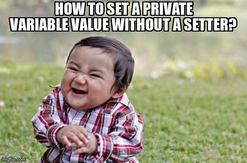 How to set a private variable value without a setter? stackoverflow.com/questions/6896… #unittesting #csharp #accessmodifiers #visualstudio