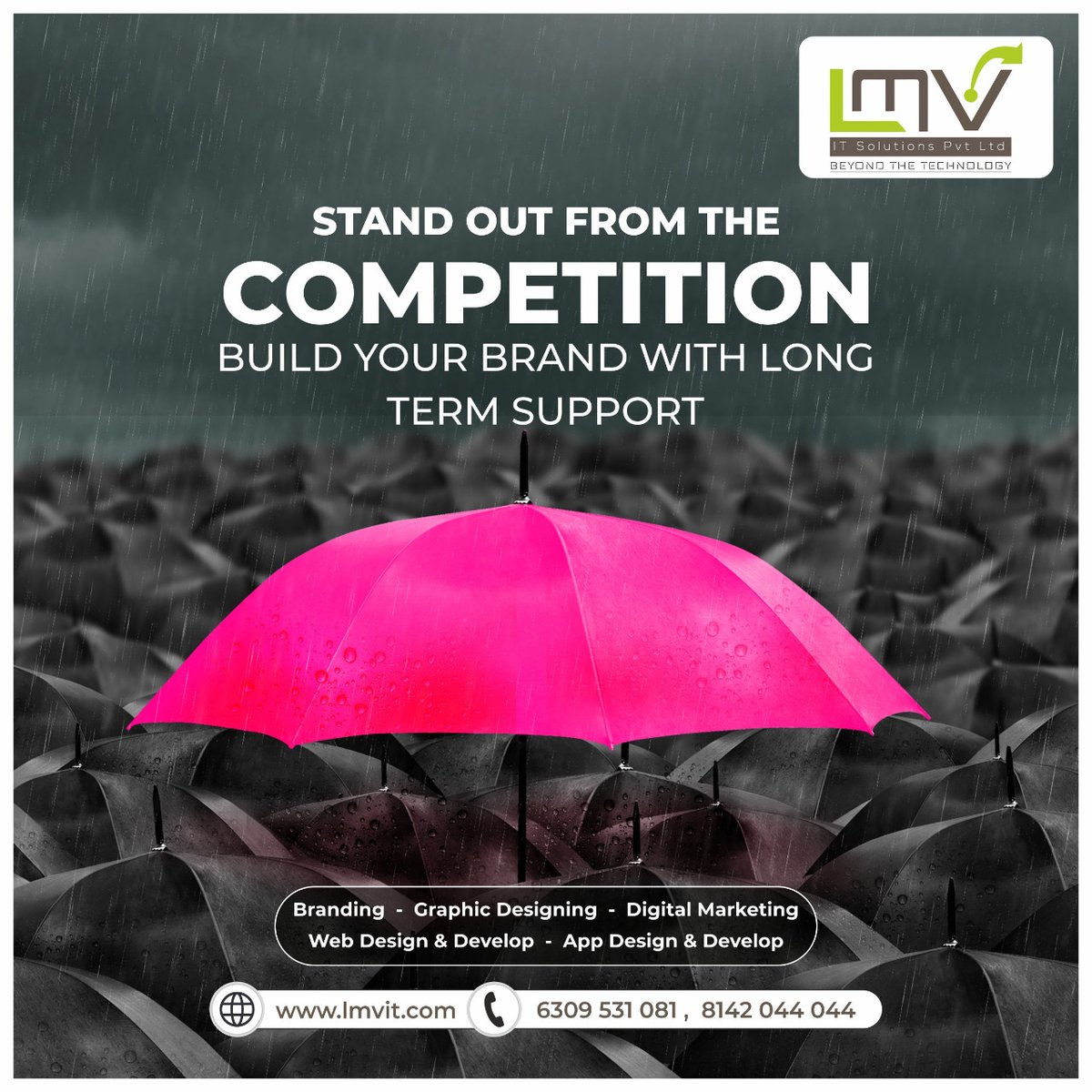 LMVITsolutions's tweet photo. Are you struggling with success, digitally? Don't just stand out, Grow!! We will launch your Brand in the right way! 
Reach us: https://t.co/I5W7OP5Vmr
.
.
#digitalmarketing #marketing #socialmediamarketing #socialmedia #business #marketingdigital #branding #seo #instagram #lmvit https://t.co/KlYpS53fof