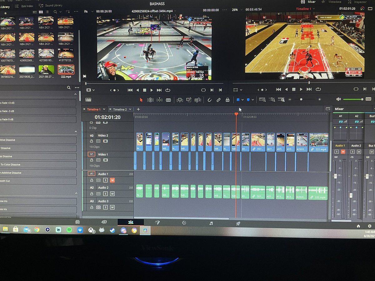 Bashworld2K's tweet photo. Late night head in the computer 💻 getting this work done today has really been a amazing day 😎 #Nba2k21 #Bashworld #Mayorbash https://t.co/BBEjoLogir
