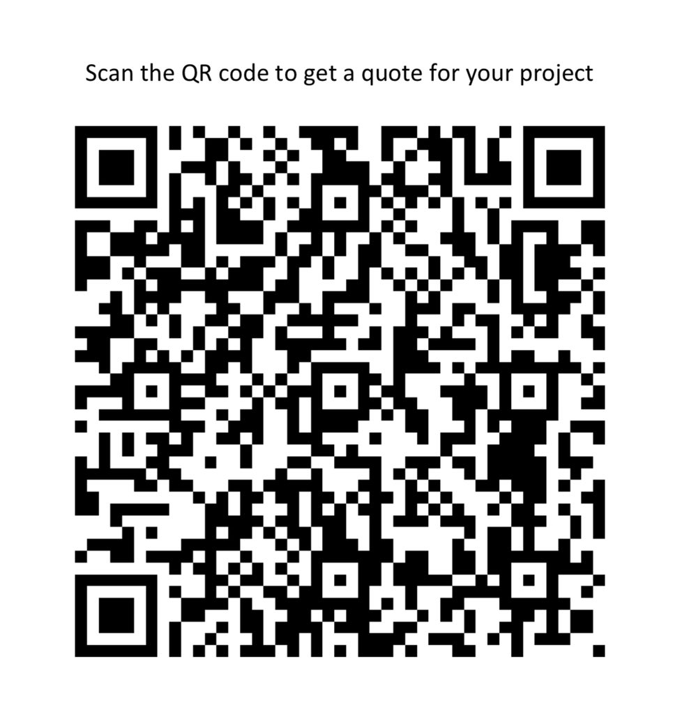 If you need a comprehensive quote for your Aluminium glazing project then please use this QR code ⬇️