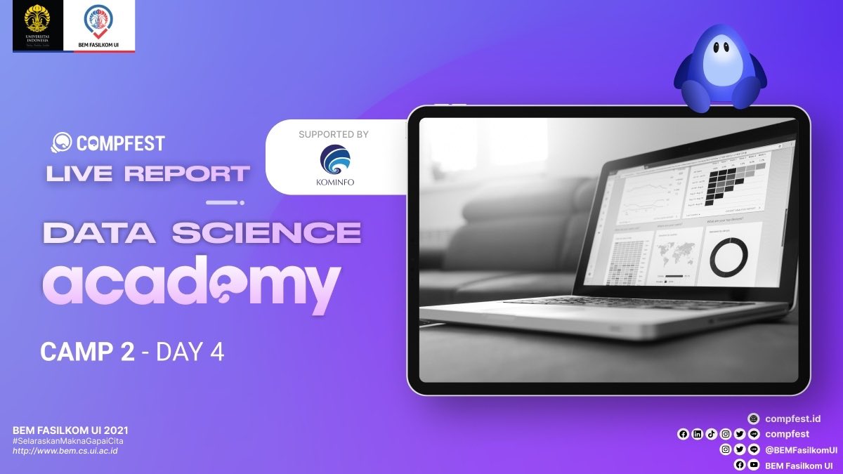 COMPFEST's tweet photo. Selamat siang, TechnoFolks!
Saat ini sedang berlangsung Camp 2 Day 4 Data Science Academy. Ikuti keseruannya melalui Instagram dan Twitter kami di,
Instagram: https://t.co/o4gAK6uJSC
Twitter: https://t.co/BXzrBiaymx
#Academy
#TechtoElevate
#CF13 https://t.co/Qc4MxalJvi