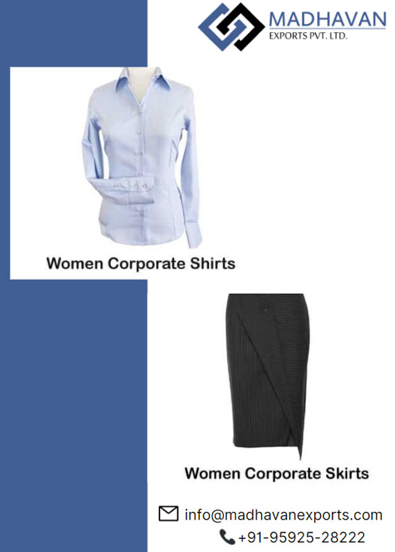 IF you are looking for the quality assured gamut of corporate formal wear then come to us.

madhavanexports.com/corporate-unif…

#Material #manufacturer #supplier #exporter #worlwideshipping #corporate #corporateuniforms #quality #qualityproducts