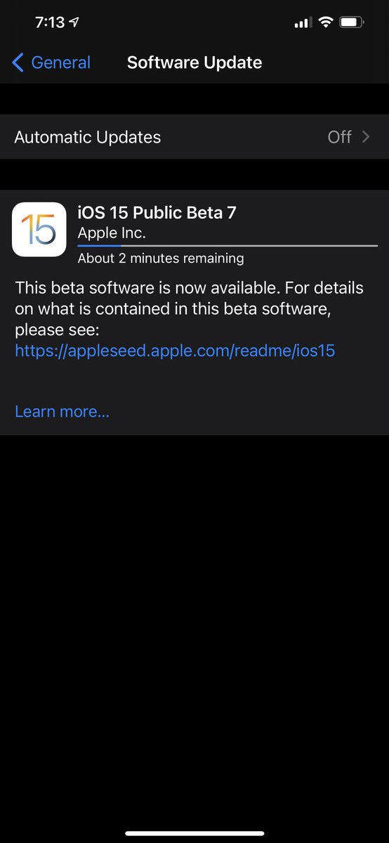 Scott_Beamer's tweet image. Living on the edge.

#iOS15beta7 #iOS
