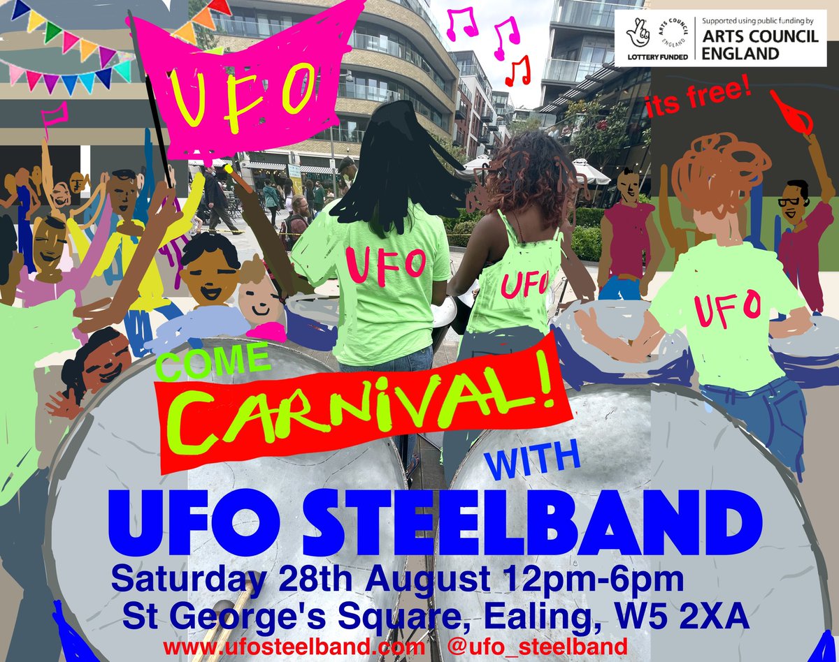 UFOsteelband (@ufosteelband) on Twitter photo UFOSteelband bring Carnival to St George’s Square, Ealing W52XA, today… join us! It’s free! LiveMusic, cafes and a street food market 🎶🎵<a href="/ace_national/">Arts Council England</a> <a href="/makeitealing/">Make It Ealing</a> <a href="/mypanyard/">UK loves Pan</a> <a href="/RevealingEaling/">Charlotte in Ealing 💁🏼</a> <a href="/NHCarnivalLDN/">Notting Hill Carnival</a> <a href="/colinsalmon24/">Colin Salmon</a> <a href="/EalingCouncil/">Ealing Council</a> <a href="/EalingMusic/">Ealing Music Service</a> #Carnival #livemusic #soca UFOSteelband bring Carnival to St George’s Square, Ealing W52XA, today… join us! It’s free! LiveMusic, cafes and a street food market 🎶🎵<a href="/ace_national/">Arts Council England</a> <a href="/makeitealing/">Make It Ealing</a> <a href="/mypanyard/">UK loves Pan</a> <a href="/RevealingEaling/">Charlotte in Ealing 💁🏼</a> <a href="/NHCarnivalLDN/">Notting Hill Carnival</a> <a href="/colinsalmon24/">Colin Salmon</a> <a href="/EalingCouncil/">Ealing Council</a> <a href="/EalingMusic/">Ealing Music Service</a> #Carnival #livemusic #soca