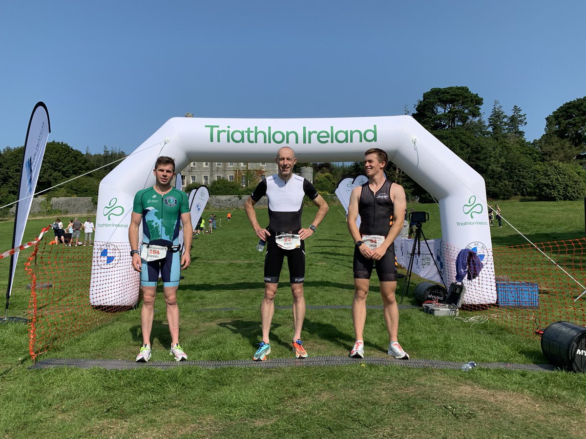 Men’s podium at Mourne Triathlon - Rnd 3 of the #BMWTriSeries 🙌🏼
🥇Paul Carroll
🥈Daniel McLaughlin
🥉Jack Kennedy
<a href="/OlympianTriClub/">Olympian Tri Club</a> <a href="/BMWireland/">BMW Ireland</a>