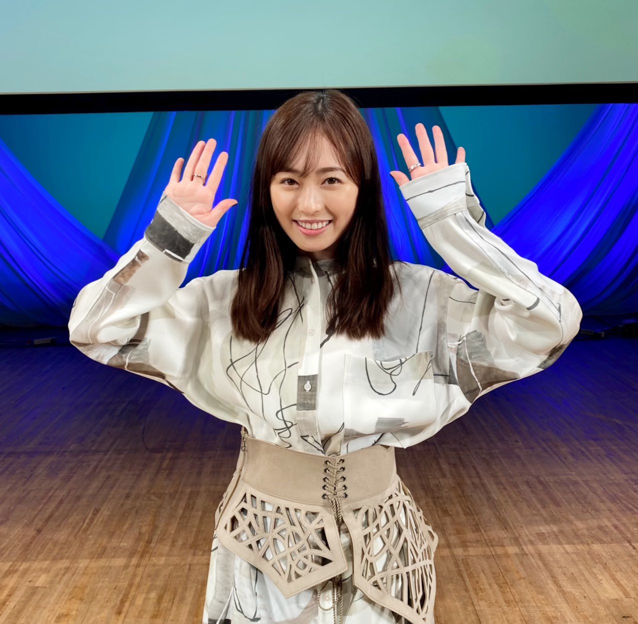 【大型配送タイプ】福原遥さん掲載2ページセット（ポスターサイズ）#4541 福原遥さん掲載2ページ（ポスターサイズ）裏面：水谷里穂、他の