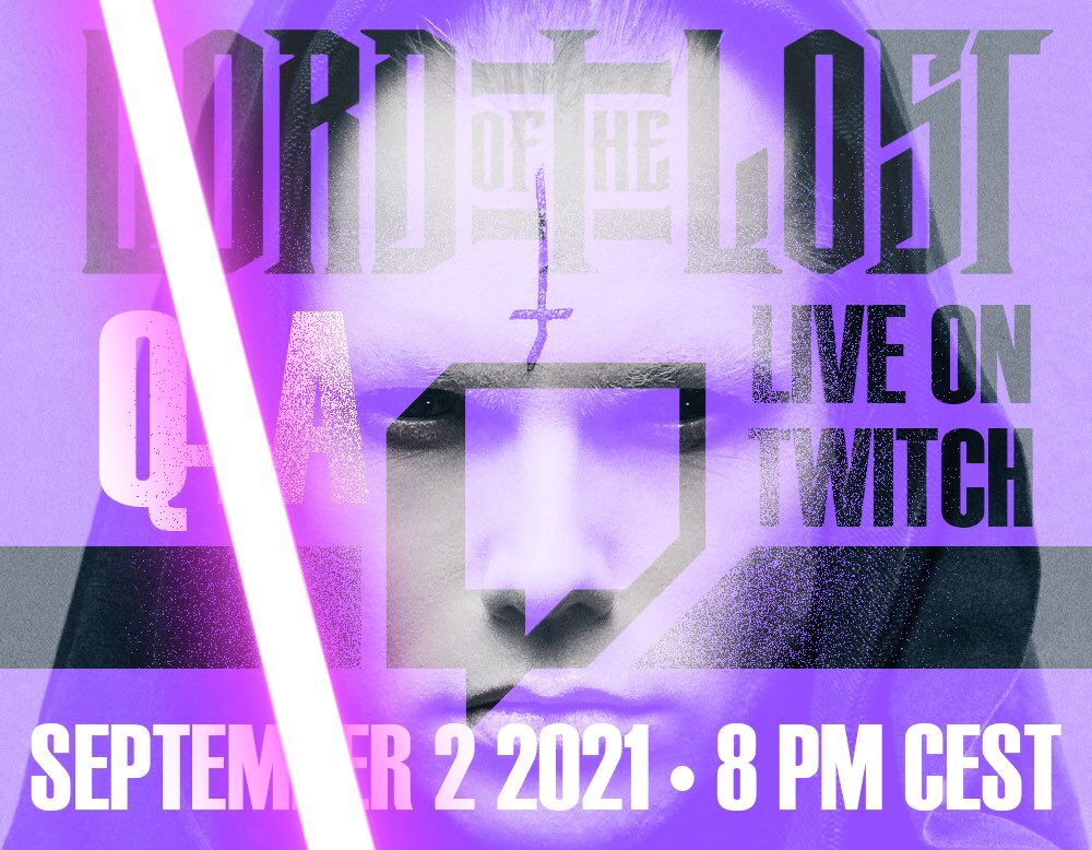 LordOfTheLost's tweet photo. Live Q+A on Twitch with Class a.k.a. Darth Grenayde!
September 02 2021 // 8 PM CEST

Get your questions ready! This Q+A is in English and German.

https://t.co/iZYC3jWYjU

#lordofthelost #qanda #twitch #classgrenayde #klaasenmann https://t.co/0oPF4YMqs3