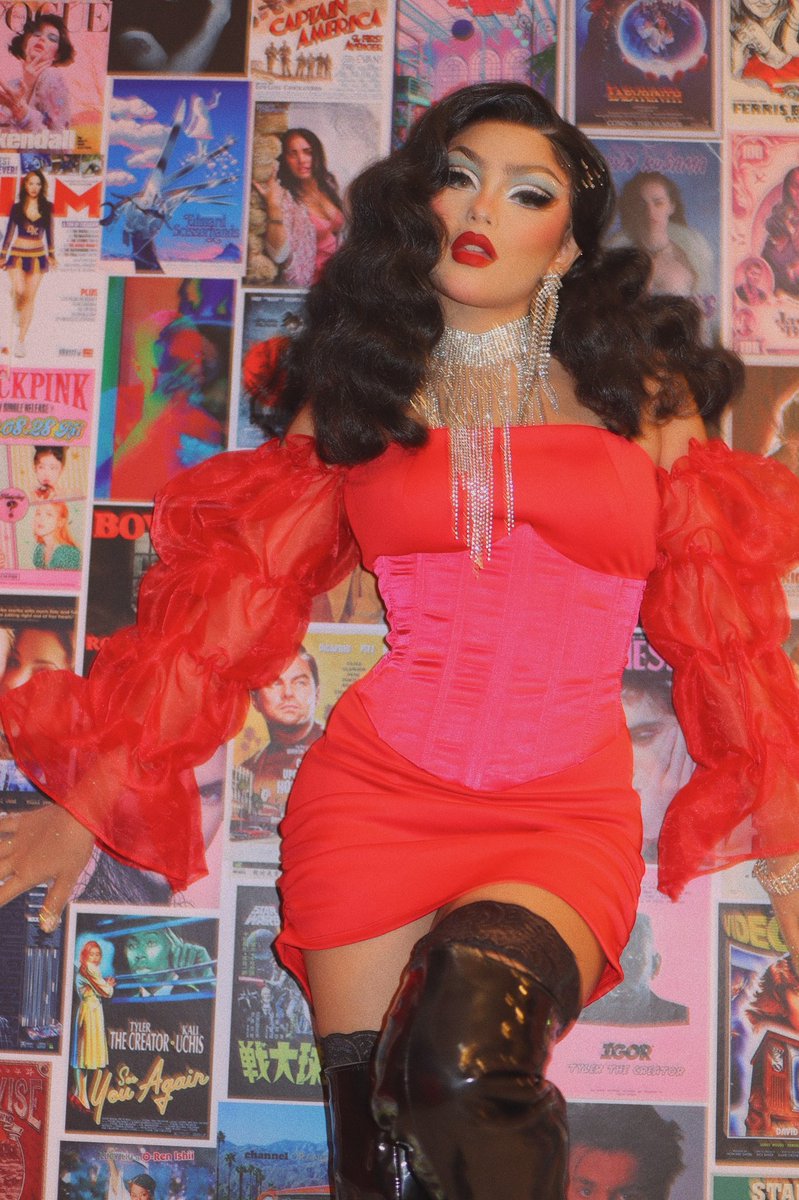 iamandrea_b's tweet photo. Hello World, meet VALENTINE ROYALE ‼️💋🔥💥❤️👑🤩
New vlog is up! Click the link on my bio to watch my DRAG MAKEOVER 🥰😍❤️🤩 https://t.co/wOLlaTAywZ