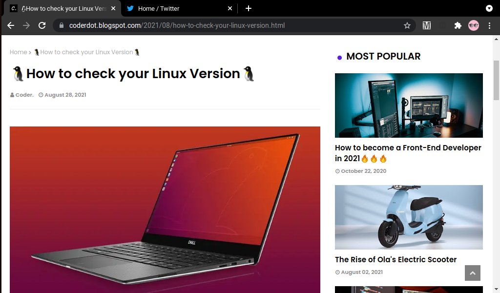 linuxious's tweet image. Hey geeks ! Posted a new blog post on some Linux stuff....
#New
#LinuxTutorials
#Learn
Check it out ⬇⬇
coderdot.blogspot.com/2021/08/how-to…