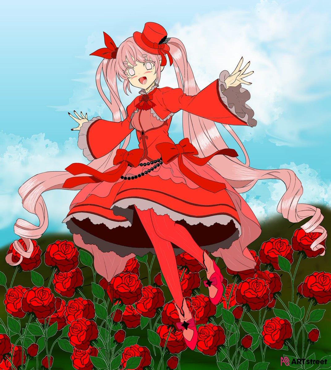 PacoConJ's tweet photo. Rose https://t.co/8OziiygmaX #ARTstreet #MediBang #Concurso_coloración_plantillas #バラ #beautiful https://t.co/xL4SAxy9qU