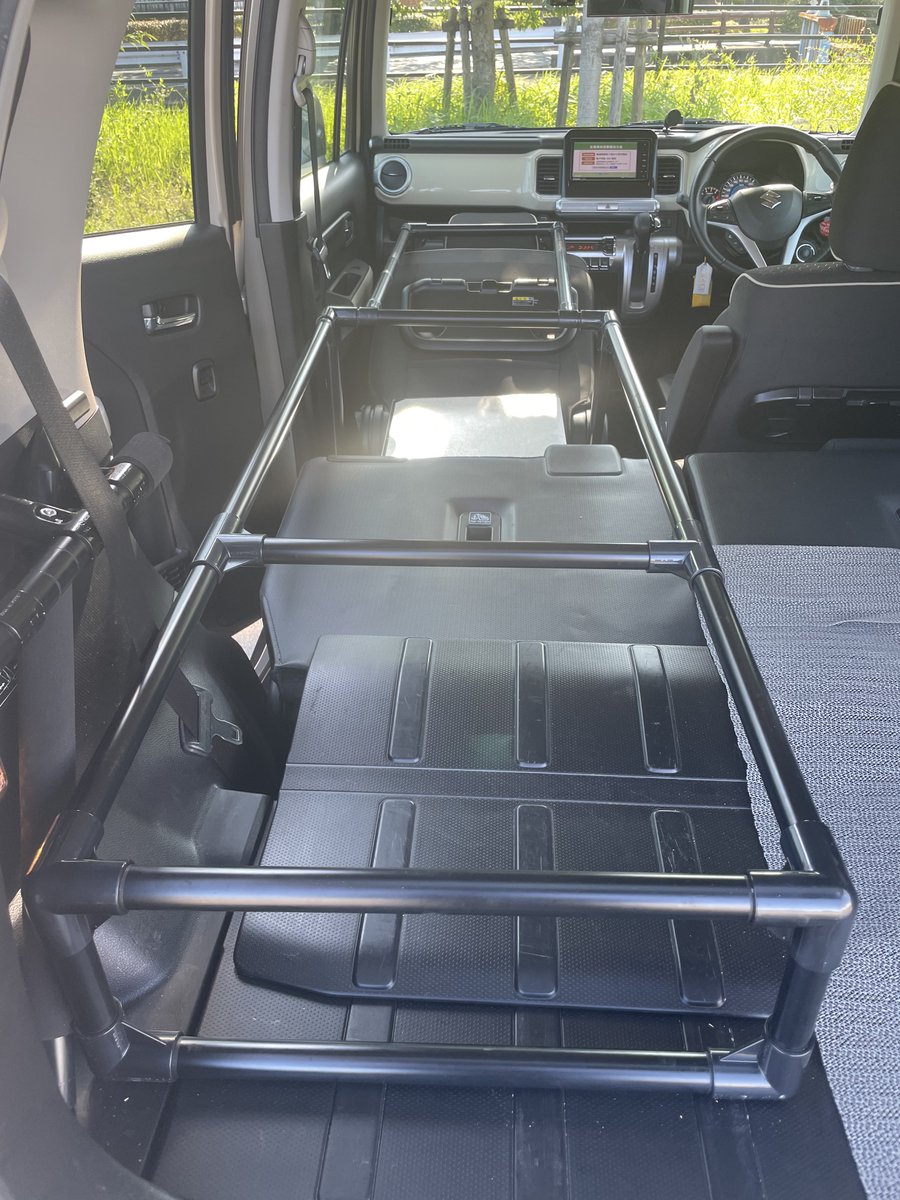 ハチ Hammock Brompton イレクターパイプの骨組み クロスビー Xbee 車中泊