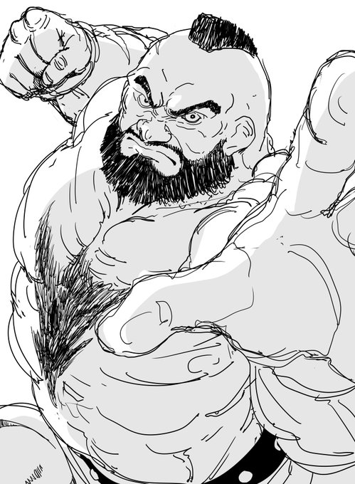 今日は暑いのでザンギエフの立ち大パンチをお持ちしました 