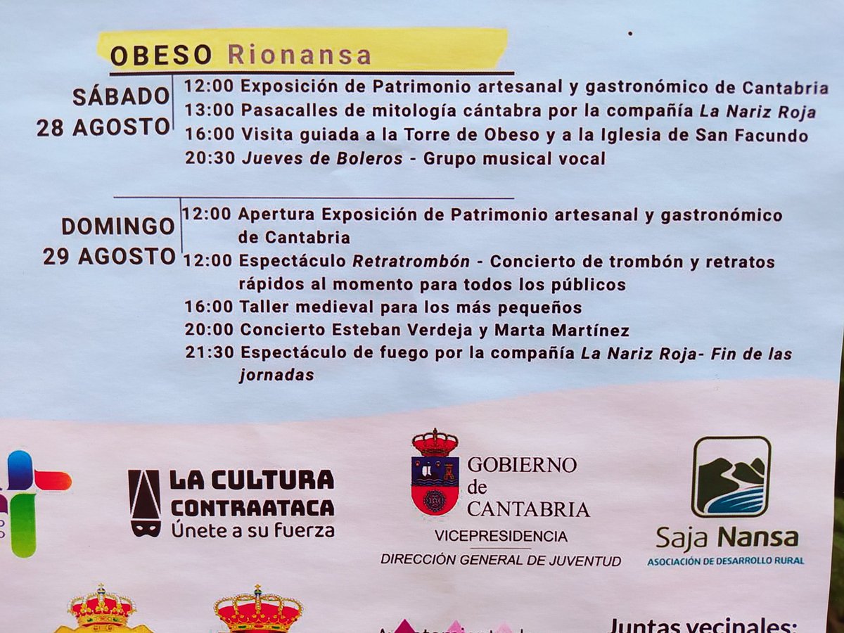 Otra buena excusa para venir este finde a la comarca #citaobligada  #Rionansa #SajaNansa #JornadasEuropeasdePatrimonio #ValledelNansa