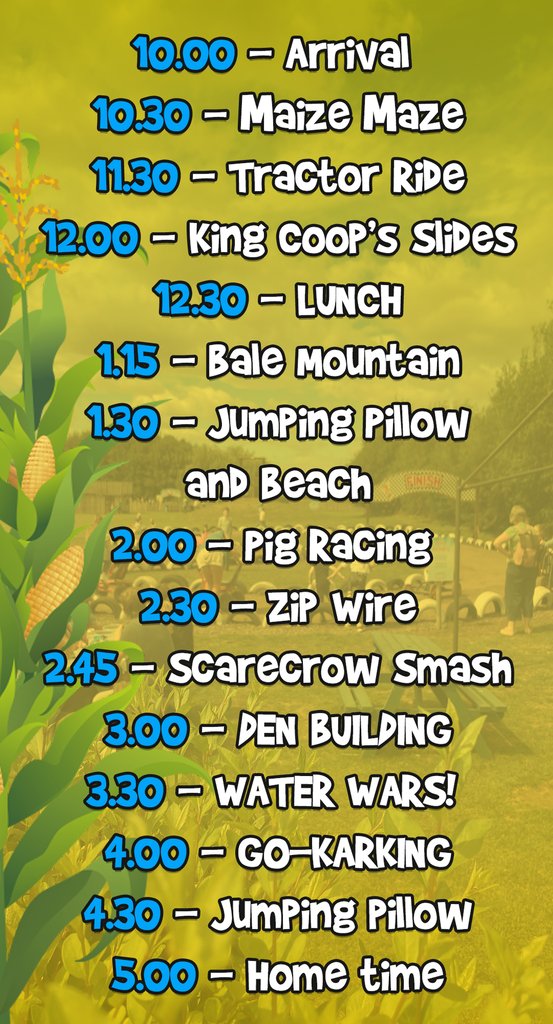 Spend the Bank Holiday Weekend with us! Fill your days with non-stop fun the children won't forget! Tickets are limited so please, Book online now! 👉 bit.ly/SkylarkMazeFun…