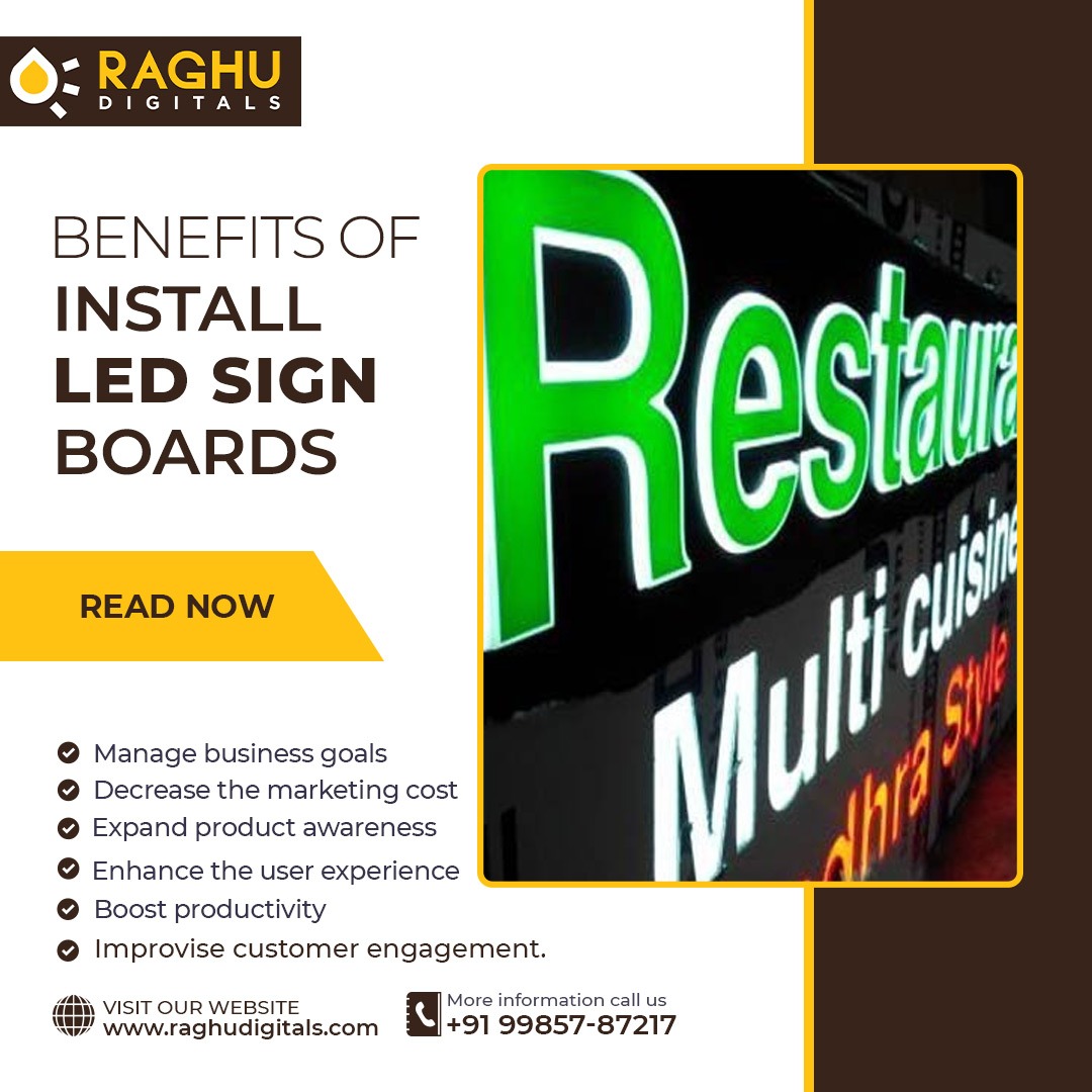 RAGHUDIGITA1S's tweet photo. It's important to build your brand identity!
Here are some benefits of installing LED Sign Boards.
LED Lighting Board can reflect your business. Call us for more info: +91 99857 87217
Visit: https://t.co/xMph00fHFG
#raghudigitals #led #ledboards #ledsignage #ledsignagesolution https://t.co/RaQ7WKPsbr