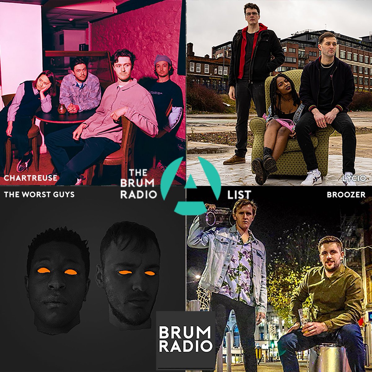 A weekend of quality music once again! Join @reybekillbrum at 2pm today for:

💥 <a href="/chartreuse_band/">Chartreuse</a>
💥 <a href="/lyciomusic/">Lycio</a>
💥 <a href="/worst_guysmusic/">The Worst Guys</a>
💥 <a href="/broozeruk/">Broozer UK</a>

➕ #FeaturedAlbum from @katebmand 'Just Chillin EP'

Listen along live on <a href="/BrumRadio/">Brum Radio</a> brumradio.com 🔊