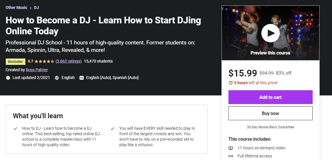 these courses are 5 usd instead of 15.99 usd
