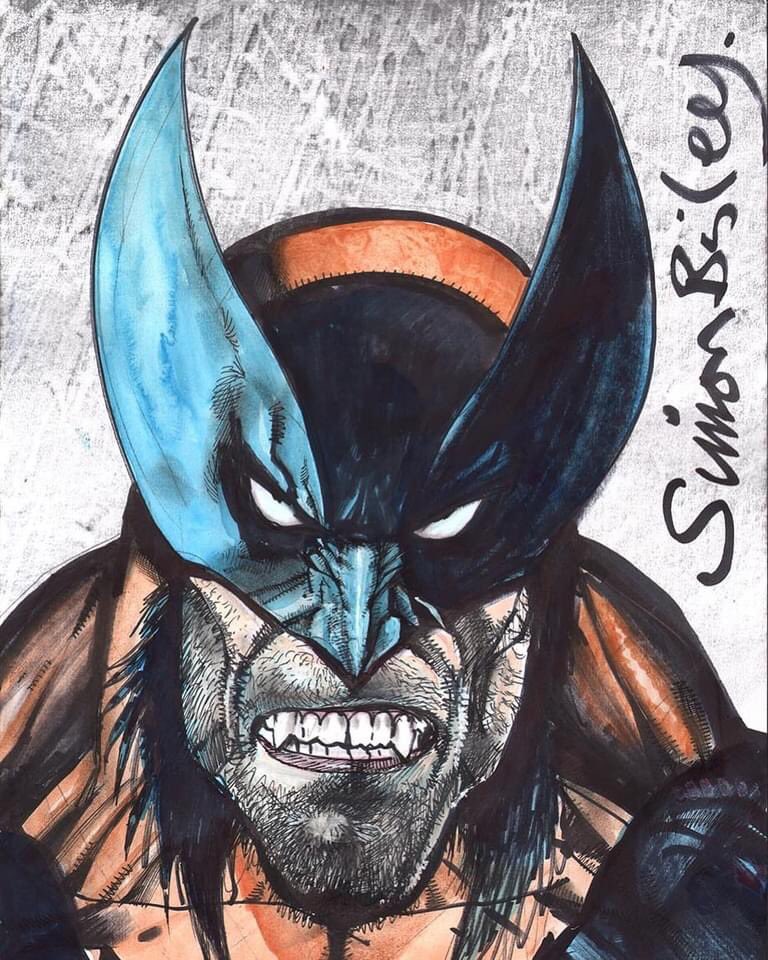Wolverine sketch for a Kickstarter.