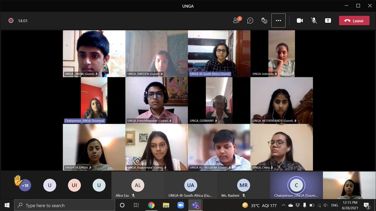 AhlIntlMUN2021's tweet photo. #GLIMPSES 
UNITED NATIONS GENERAL ASSEMBLY-III

#Ahlconintlmun2021 #Ahlconintl  @UN @UNinIndia @ashokkp @y_sanjay @pntduggal @kandhari_ekta @RashmiJ99932149 @DikshitaSingh05 @kusha894 https://t.co/PyumzE2W75