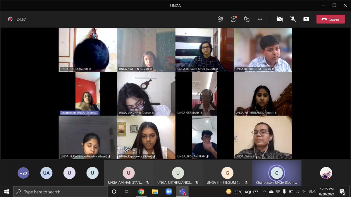 AhlIntlMUN2021's tweet photo. #GLIMPSES 
UNITED NATIONS GENERAL ASSEMBLY-III

#Ahlconintlmun2021 #Ahlconintl  @UN @UNinIndia @ashokkp @y_sanjay @pntduggal @kandhari_ekta @RashmiJ99932149 @DikshitaSingh05 @kusha894 https://t.co/PyumzE2W75