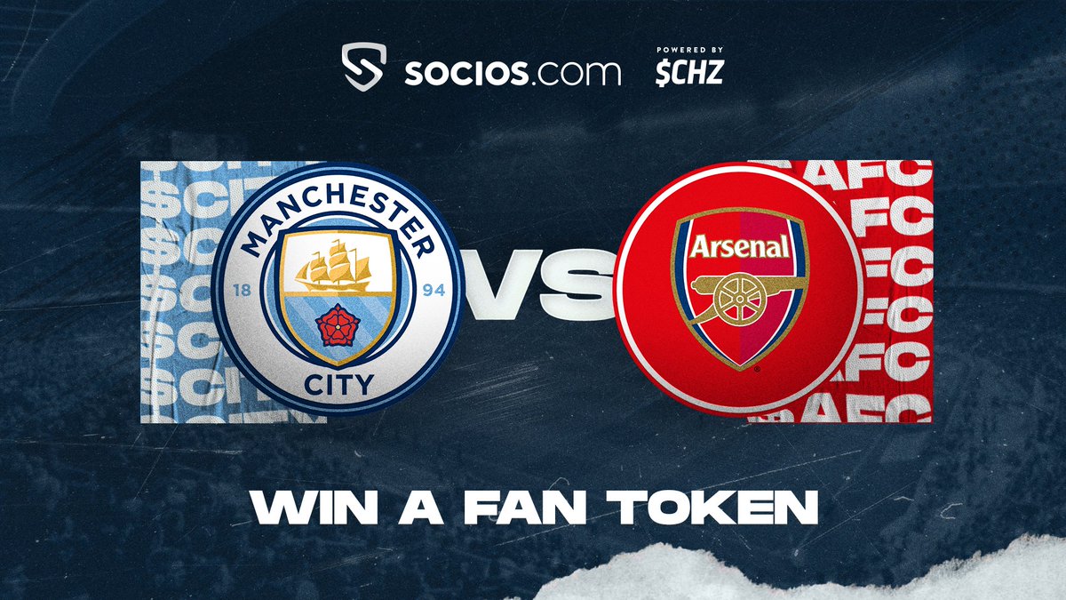 🔵🔵FAN TOKEN GIVEAWAY 🔴⚪

It's Socios Derby Day in the English Premier League &amp; there's only one way to celebrate it.

To Enter:
✅Follow
✅Comment $CITY or $AFC
✅Retweet

⚡ $CHZ