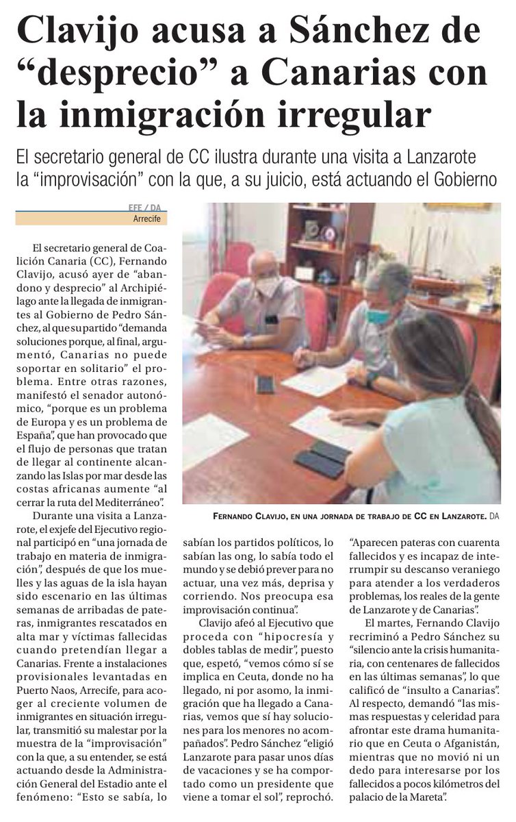 ¿De verdad todos los que se apresuran a salir en la foto y darse golpes de pecho por Afganistán o Ceuta no tienen ni un minuto, ni una palabra, ni un gesto para la tragedia migratoria en Canarias? ¿Nada que decir o hacer? ¿Nada de nada?