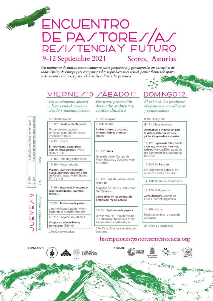 Lanzamos el *Encuentro de pastores/as: Resistencia y futuro*, un momento de mutuo reconocimiento entre pastores/as de todo el país y de Europa para compartir sobre la problemática actual, pensar formas de apoyo y de acción a futuro, y celebrar las culturas del pastoreo.