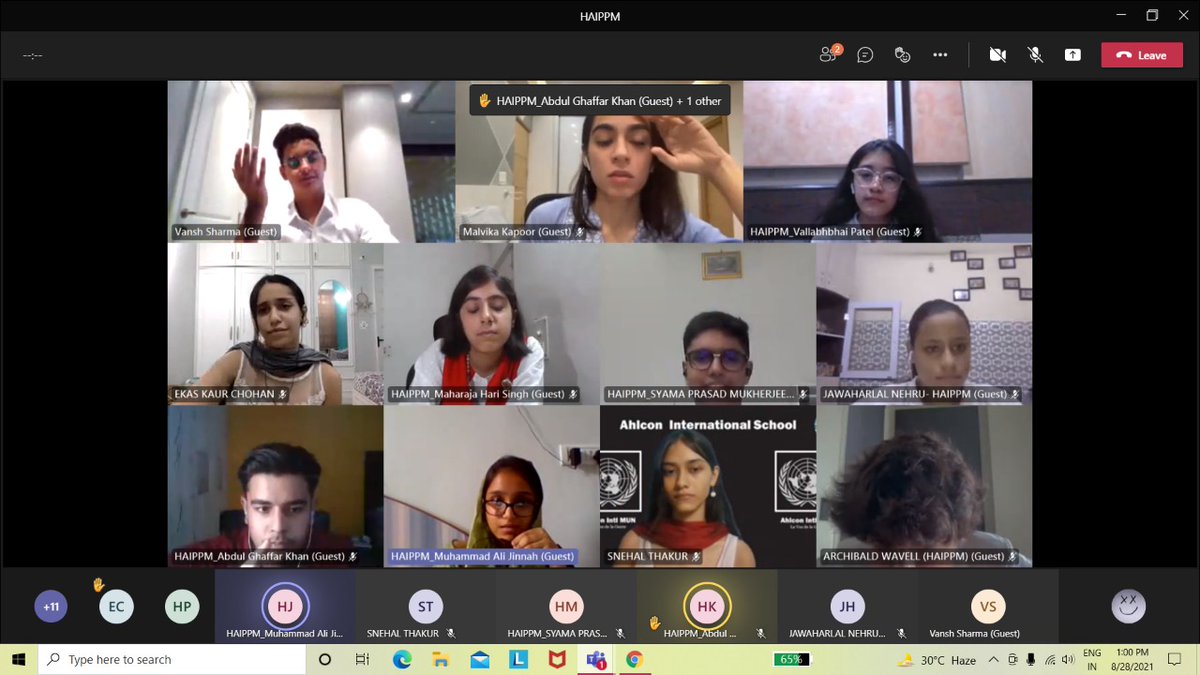 AhlIntlMUN2021's tweet photo. #GLIMPSES 
HISTORICAL ALL INDIA POLITICAL PARTY MEET

#Ahlconintlmun2021 #Ahlconintl #HAIPPM @ashokkp @y_sanjay @pntduggal @kandhari_ekta @RashmiJ99932149 @DikshitaSingh05 @kusha894 https://t.co/9eIjVZx2Kt