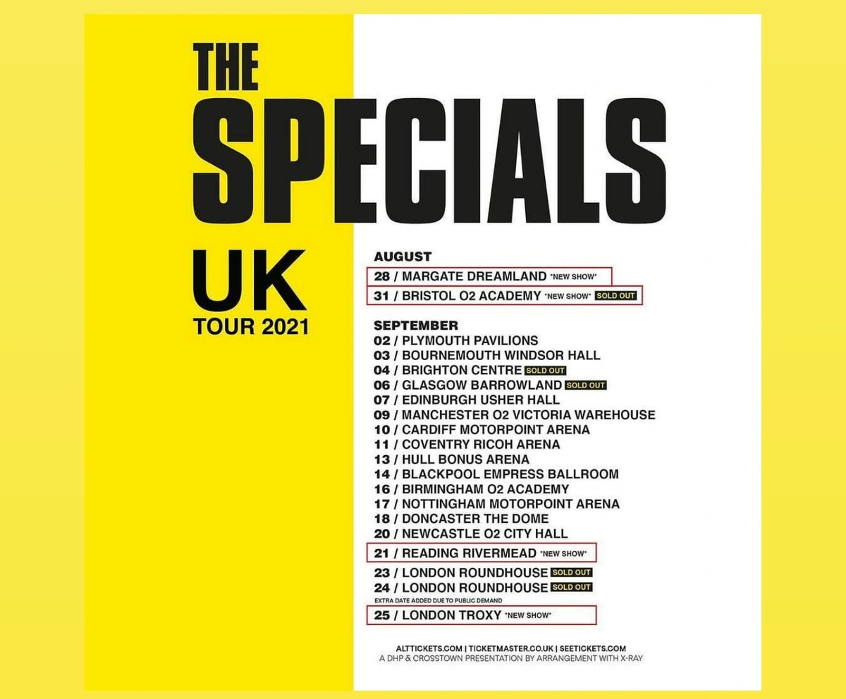 Here we go! Kicking it off in @dreamlandmargate 🌈✨💗 @thespecials Looking forward to this new chapter in my life and embarking on it with a group of immensely talented, legendary and warm musicians and crew. ❤️ #thespecials #protestsongs #stillpissedoff