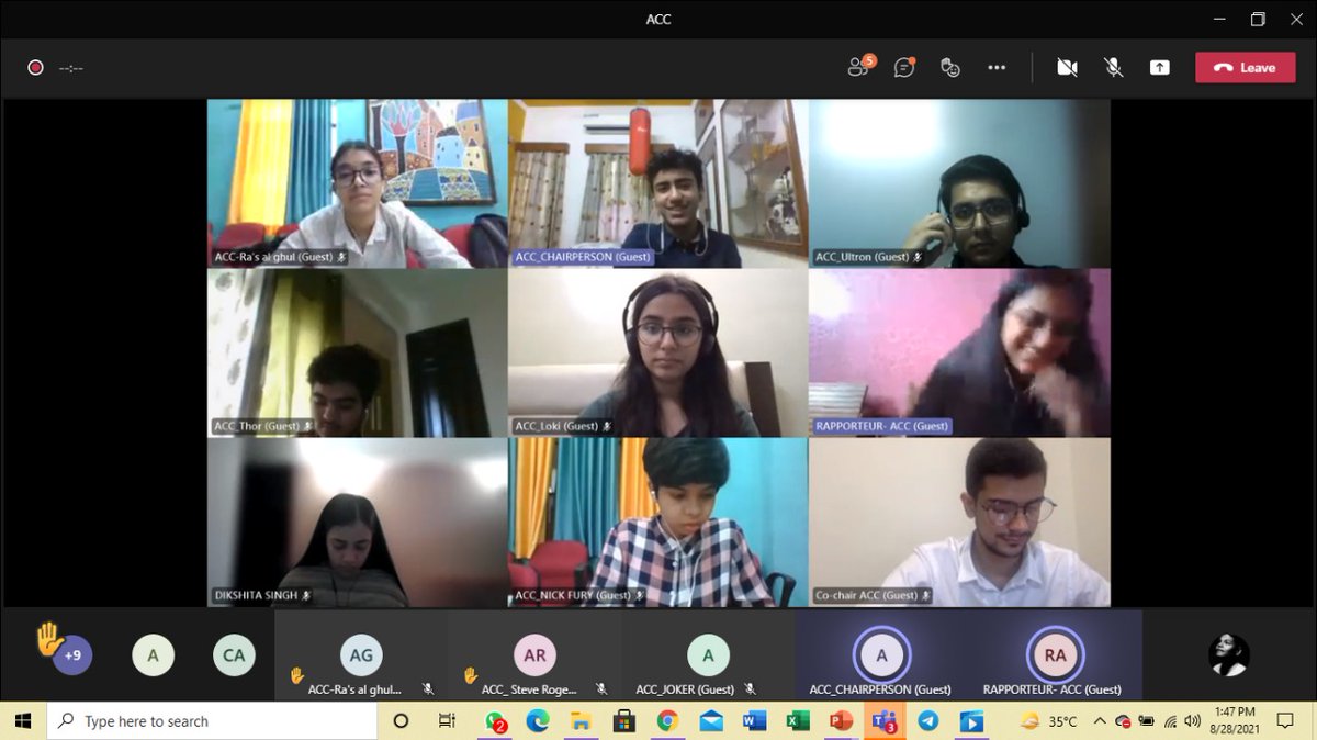 #GLIMPSES 
ANTI-HEROES COUNTER COMMITTEE

#Ahlconintlmun2021 #Ahlconintl  #acc <a href="/ashokkp/">Ashok Pandey</a> <a href="/y_sanjay/">Sanjay Yadav</a> <a href="/pntduggal/">PUNEET DUGGAL</a> <a href="/kandhari_ekta/">Ekta  Kandhari</a> <a href="/RashmiJ99932149/">Rashmi Joshi</a> <a href="/DikshitaSingh05/">Dikshita Singh</a> <a href="/kusha894/">Kusha Grover</a>