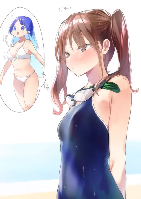 「…まだ大きくなるかも知れないもん…」 