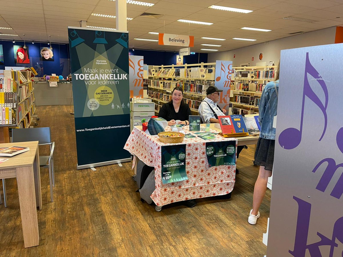 Vandaag sta ik op de #boekenmarkt #Lansingerland 10.00-12.00 &amp; 14.00-16.00 uur <a href="/BiebOostland/">de Bibliotheek Oostland</a> (Nieuwstraat 25 #BerkelenRodenrijs) met het boek 'Maak je event toegankelijk voor iedereen'
15.00 uur doe ik een voordracht
Kom je langs?
#Bleiswijk #Bergschenhoek geenbeperkingmeer.nl/boek